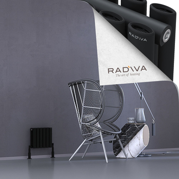 Tano Radiateur En Aluminium 300x340 Noir - Thumbnail