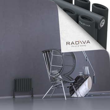 Tano Radiateur En Aluminium 300x456 Anthracite Foncé - Thumbnail