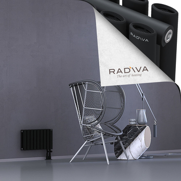 Tano Radiateur En Aluminium 300x514 Noir - Thumbnail