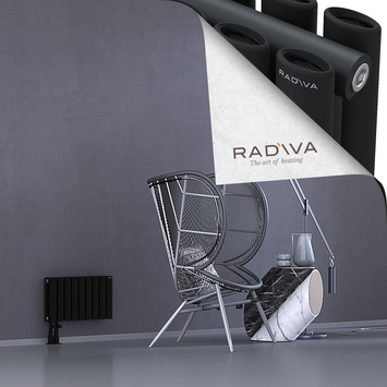 Tano Radiateur En Aluminium 300x514 Noir - Thumbnail