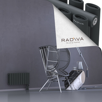 Tano Radiateur En Aluminium 300x630 Anthracite Foncé - Thumbnail