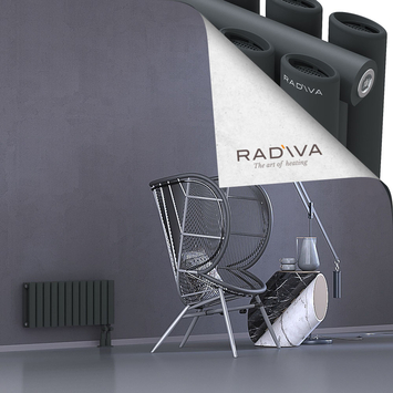 Tano Radiateur En Aluminium 300x688 Anthracite Foncé - Thumbnail