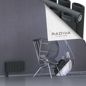 Tano Radiateur En Aluminium 300x688 Anthracite Foncé - Thumbnail