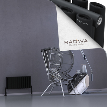 Tano Radiateur En Aluminium 300x688 Noir - Thumbnail