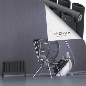 Tano Radiateur En Aluminium 300x746 Anthracite Foncé - Thumbnail