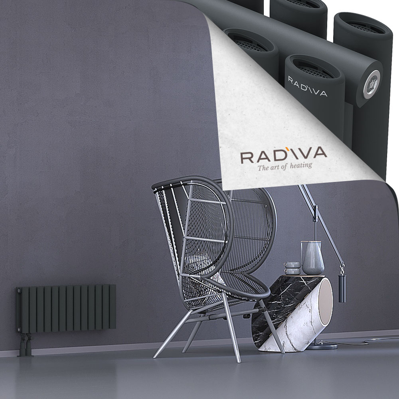 Tano Radiateur En Aluminium 300x746 Anthracite Foncé