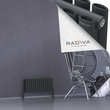 Tano Radiateur En Aluminium 300x804 Anthracite Foncé - Thumbnail