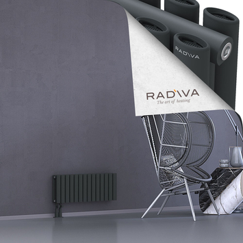 Tano Radiateur En Aluminium 300x804 Anthracite Foncé - Thumbnail