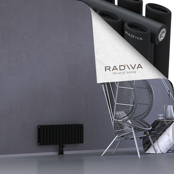 Tano Radiateur En Aluminium 300x804 Noir - Thumbnail