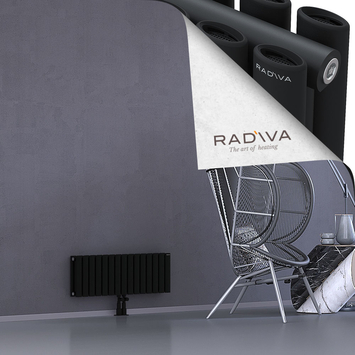 Tano Radiateur En Aluminium 300x862 Noir - Thumbnail