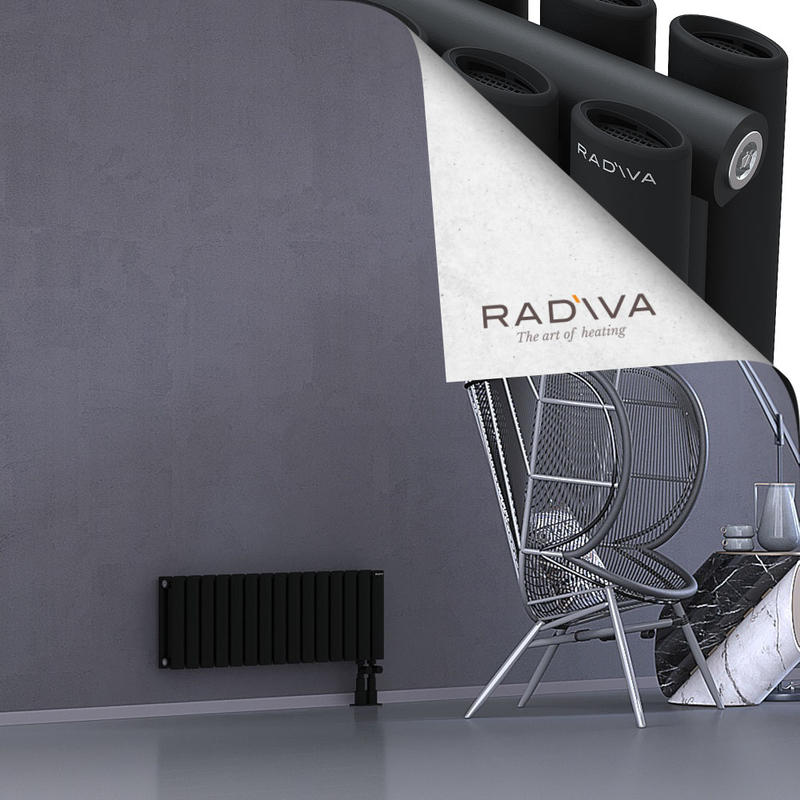 Tano Radiateur En Aluminium 300x862 Noir