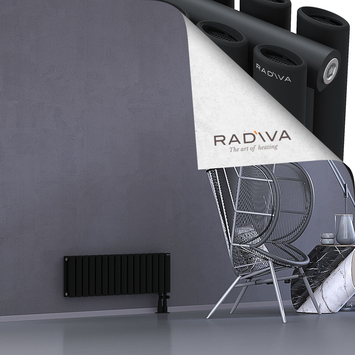 Tano Radiateur En Aluminium 300x920 Noir - Thumbnail