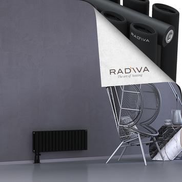 Tano Radiateur En Aluminium 300x920 Noir - Thumbnail