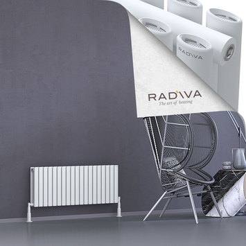 Tano Radiateur En Aluminium 400x1094 Blanc - Thumbnail