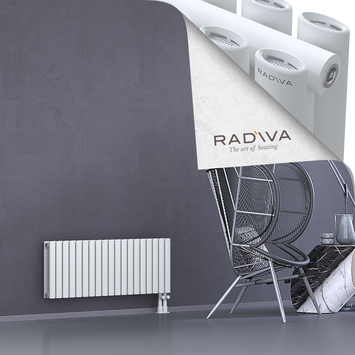 Tano Radiateur En Aluminium 400x1094 Blanc - Thumbnail