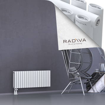 Tano Radiateur En Aluminium 400x1094 Blanc - Thumbnail