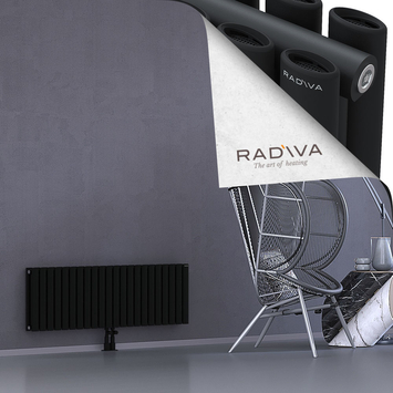 Tano Radiateur En Aluminium 400x1268 Noir - Thumbnail