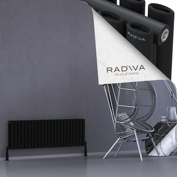 Tano Radiateur En Aluminium 400x1326 Noir - Thumbnail