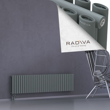 Tano Radiateur En Aluminium 400x1790 Anthracite - Thumbnail