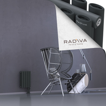 Tano Radiateur En Aluminium 400x282 Anthracite Foncé - Thumbnail