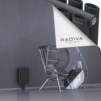 Tano Radiateur En Aluminium 400x340 Anthracite Foncé - Thumbnail