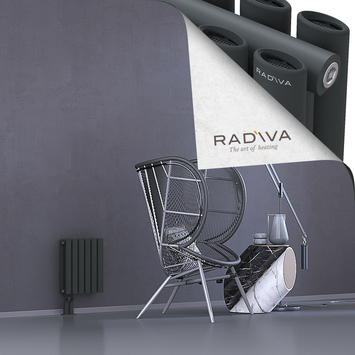 Tano Radiateur En Aluminium 400x340 Anthracite Foncé - Thumbnail