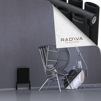 Tano Radiateur En Aluminium 400x340 Noir - Thumbnail