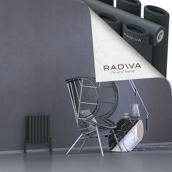 Tano Radiateur En Aluminium 400x398 Anthracite Foncé - Thumbnail