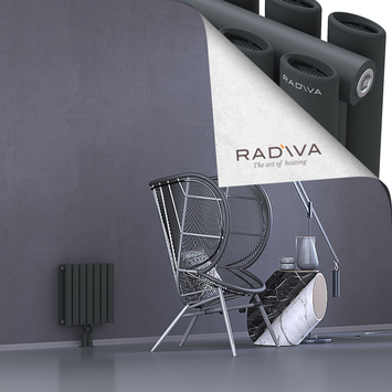 Tano Radiateur En Aluminium 400x398 Anthracite Foncé - Thumbnail