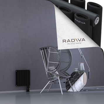 Tano Radiateur En Aluminium 400x398 Noir - Thumbnail