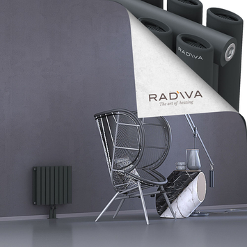 Tano Radiateur En Aluminium 400x456 Anthracite Foncé - Thumbnail