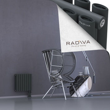 Tano Radiateur En Aluminium 400x456 Anthracite Foncé - Thumbnail