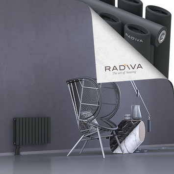 Tano Radiateur En Aluminium 400x630 Anthracite Foncé - Thumbnail