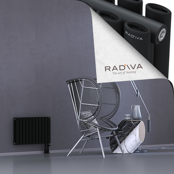 Tano Radiateur En Aluminium 400x630 Noir - Thumbnail