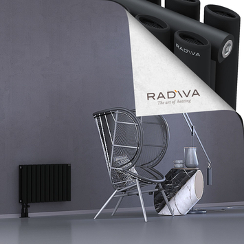 Tano Radiateur En Aluminium 400x630 Noir - Thumbnail