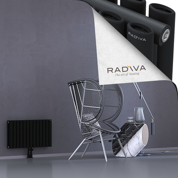 Tano Radiateur En Aluminium 400x746 Noir - Thumbnail