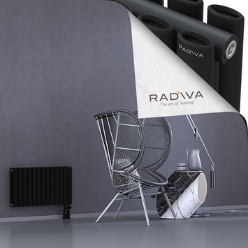 Tano Radiateur En Aluminium 400x746 Noir - Thumbnail