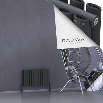 Tano Radiateur En Aluminium 400x804 Anthracite Foncé - Thumbnail