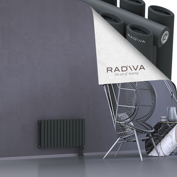 Tano Radiateur En Aluminium 400x804 Anthracite Foncé - Thumbnail