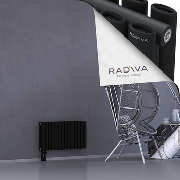 Tano Radiateur En Aluminium 400x804 Noir - Thumbnail