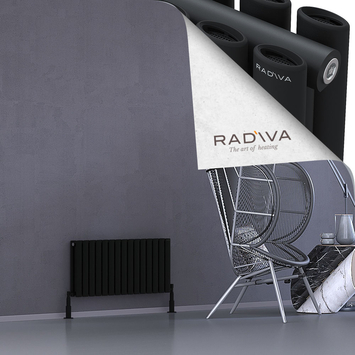 Tano Radiateur En Aluminium 400x862 Noir - Thumbnail