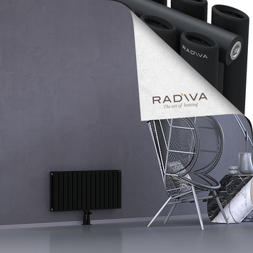 Tano Radiateur En Aluminium 400x862 Noir - Thumbnail