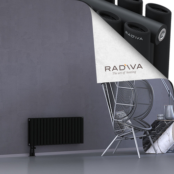 Tano Radiateur En Aluminium 400x978 Noir - Thumbnail