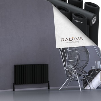 Tano Radiateur En Aluminium 500x1036 Noir - Thumbnail