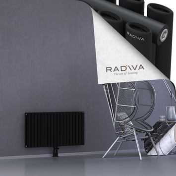 Tano Radiateur En Aluminium 500x1036 Noir - Thumbnail