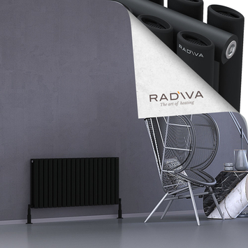 Tano Radiateur En Aluminium 500x1094 Noir - Thumbnail