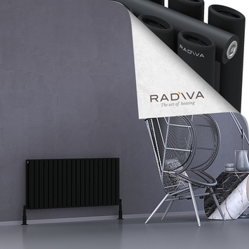 Tano Radiateur En Aluminium 500x1152 Noir - Thumbnail