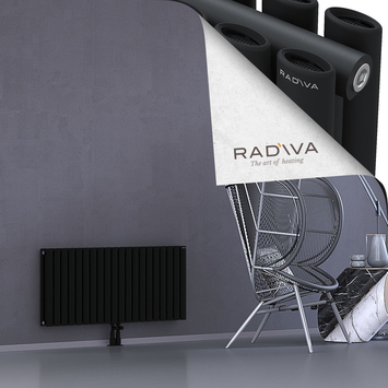 Tano Radiateur En Aluminium 500x1152 Noir - Thumbnail