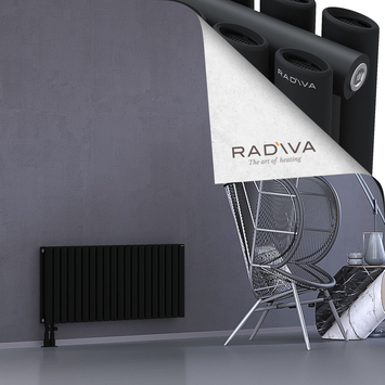 Tano Radiateur En Aluminium 500x1152 Noir - Thumbnail