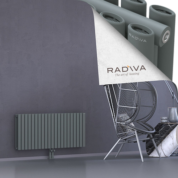 Tano Radiateur En Aluminium 500x1210 Anthracite - Thumbnail